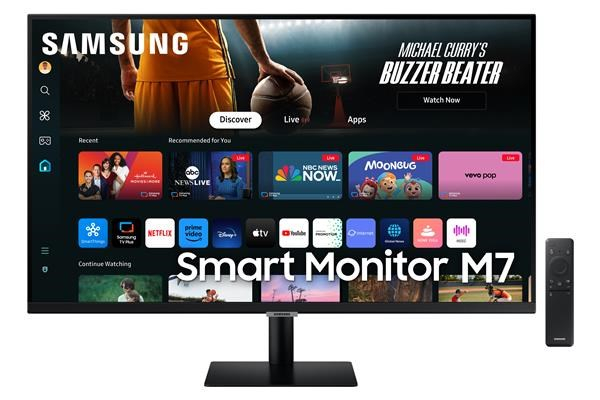 SAMSUNG MT LED LCD 32" Smart Monitor M7 (M70D) Černá, UHD, HDR 10,WIFI, Bluetooth 4.2, USB-C