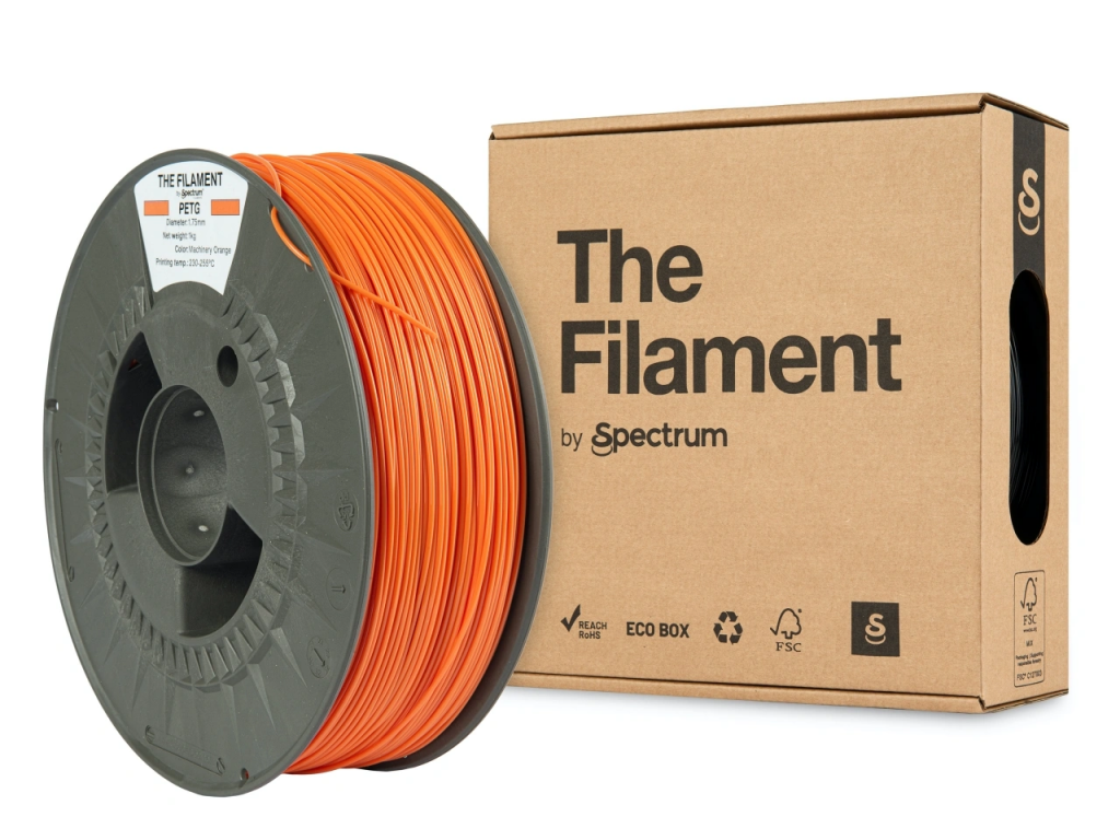 Spectrum The Filament PETG 1.75mm Machinery Orange 1kg