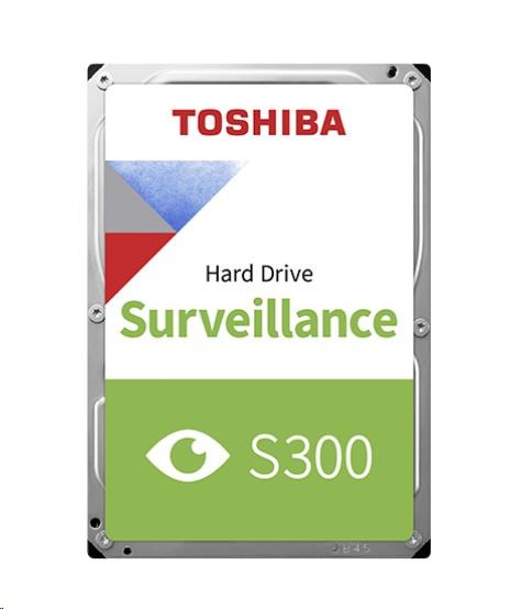 TOSHIBA HDD S300 PRO Surveillance (CMR) 10TB, SATA III, 7200 rpm, 256MB cache, 3,5", BULK