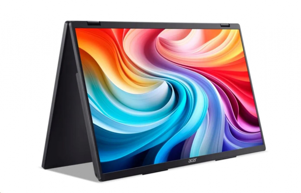 ACER LCD Foldable Dual screen Monitor (PD193QEbmiuux),18.5",IPS LED,FHD,250nits,60Hz,Repro,Vesa,Audio,USB-C,Black