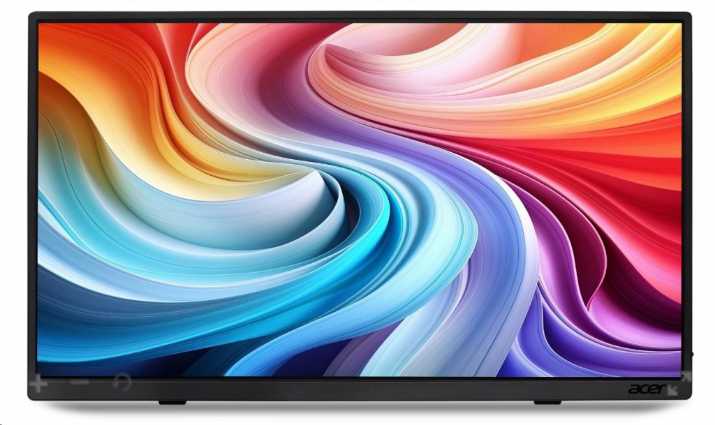 ACER LCD PM161QTbmiuuux,40cm (15.6") FHD,60Hz,220nits,6ms,miniHDMI,USB,Audio,Repro,Vesa,Black