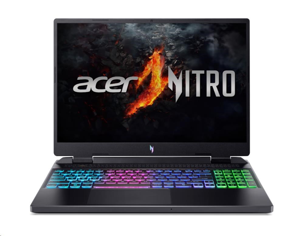 ACER NTB Nitro 16 (AN16-42-R7J1),R7-8845HS,16"WQXGA,32GB,1TB SSD,RTX 4060,W11H,Black