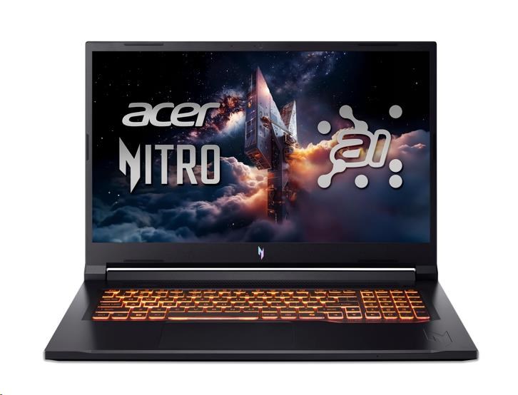 ACER NTB Nitro V 17 AI (ANV17-41-R00J),R7 AI 260,17.3"QHD,32GB,1TB SSD,RTX 5060,W11H,Black
