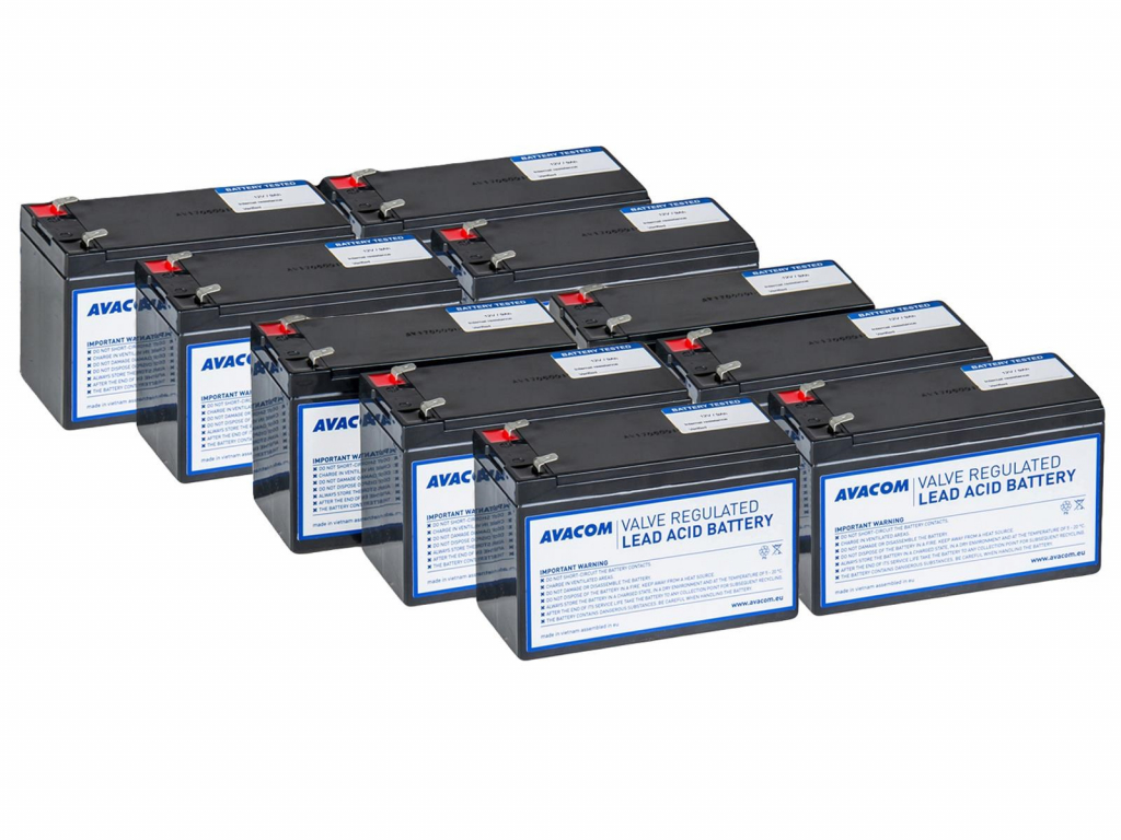AVACOM Náhradní baterie AVA-RBP10-12090-KIT pro UPS PowerWalker