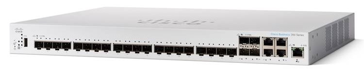Cisco switch CBS350-24XS-UK (20xSFP+,4x10GbE/SFP+ combo) - REFRESH