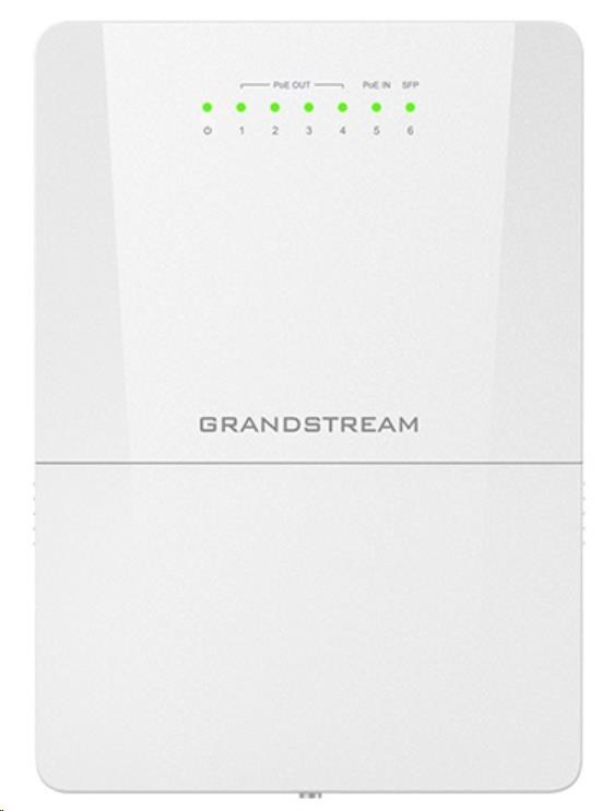 Grandstream GWN7711R venkovní L2 Lite managed switch, 5xGbE, 4xPoE+, IP66