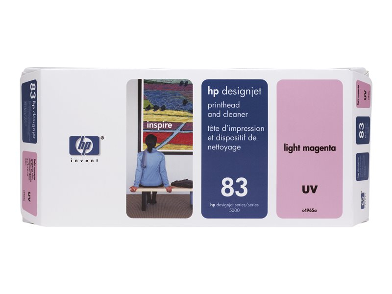 HP DesignJet 5000, PS, UV, 5500, PS,HP originální tisková hlava[C4965A], No.83, light mage