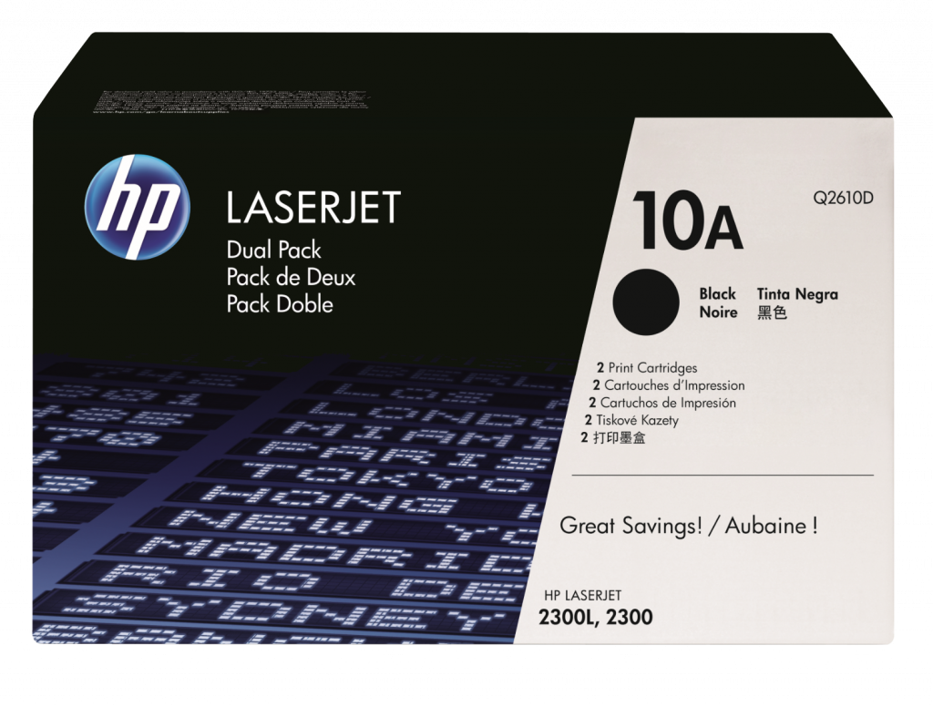 HP LJ 2300; 2 x  6000 str. [Q2610D] - Laser toner