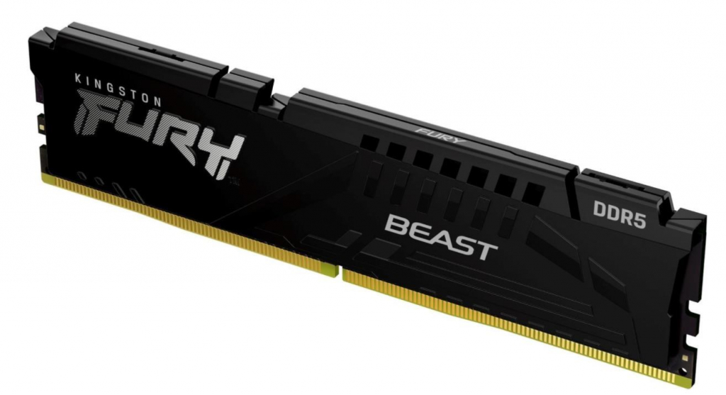 KINGSTON DIMM DDR5 16GB 5600MT/s CL40 FURY Beast Černá