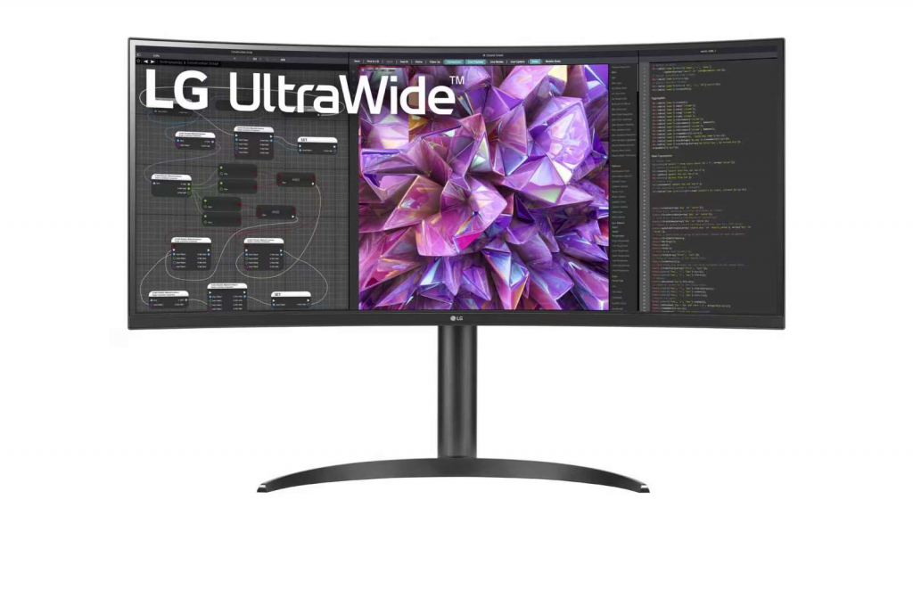 LG MT IPS LED 34" 34WQ75C - IPS panel, sRGB 99%, HDR10, 3440x1440, 2xHDMI, DP, USB-C, USB 2.0, RJ45,zakriven, nast vyska