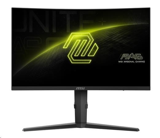 MSI LCD MAG 275CQRF QD E2, 27", 2560x1440, Rapid VA, 180Hz, 0,5ms, VESA 75x75, Black