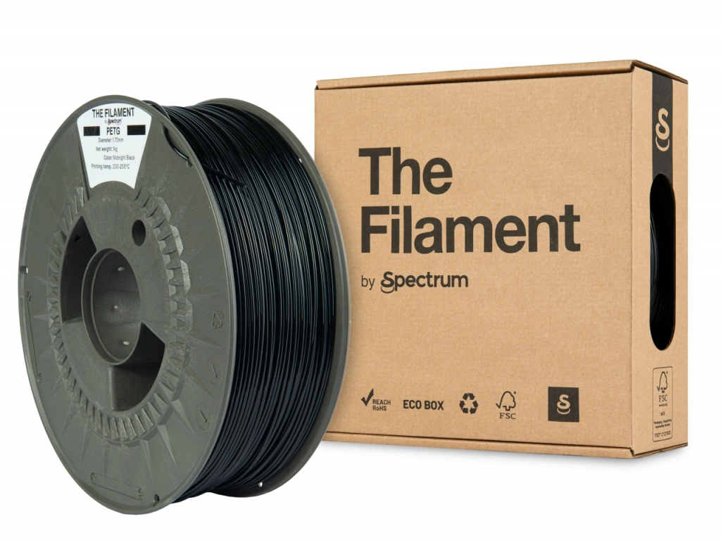 Spectrum The Filament PETG 1.75mm Midnight Black 1kg