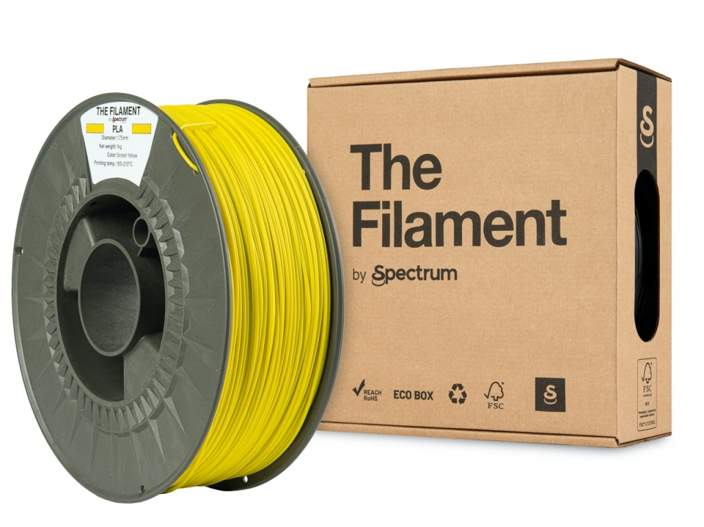 Spectrum The Filament PLA 1.75mm Sorbet Yellow 1kg