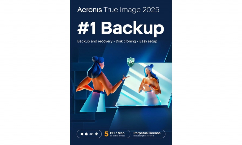 Acronis True Image 2025 - 5 Computer ESD, Perpetual