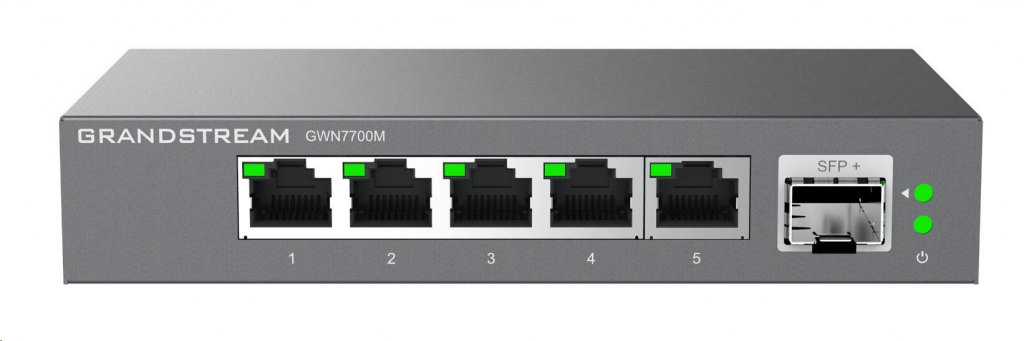 Grandstream GWN7700M Unmanaged Network Switch 5 2,5Gb portů / 1 SFP+