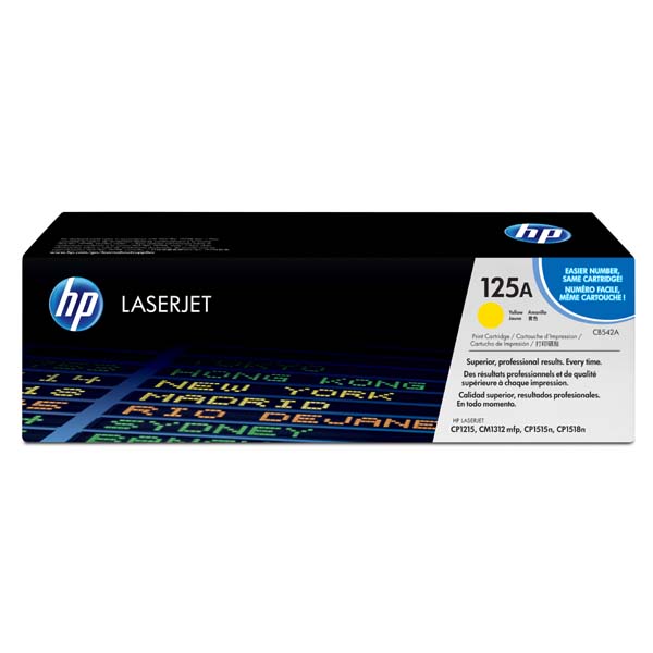 HP CLJ C1515, CP1215, CM1312, HP 125A, yellow, 1400 str., [CB542A] - Laser toner//4,5