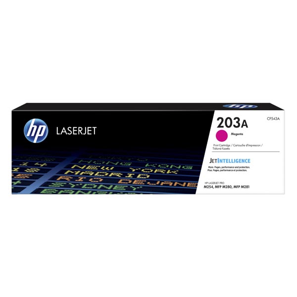 HP CLJ Pro M254, M280, M281, HP 203A, magenta, 1300 str., [CF543A] - Laser toner//4,5