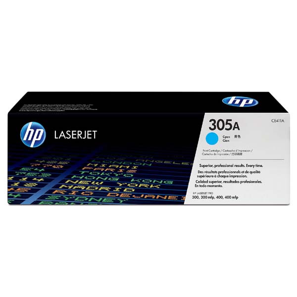 HP CLJ PRO M351, M375, M451, M475, HP 305A, cyan, 2600 str.,  [CE411A] - Laser toner//4,5