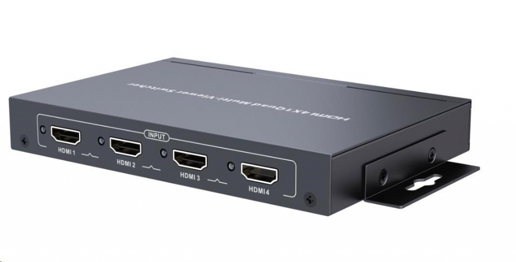 PREMIUMCORD HDMI 4 vstupy - 1 výstup, multi zobrazovací systém