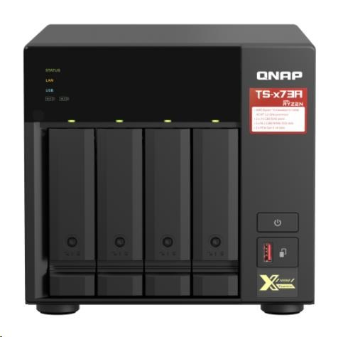 QNAP TS-473A-8G (4C/Ryzen V1500B/2,2GHz/8GBRAM/4xSATA/2xM.2/2x2,5GbE/3xUSB3.2/2xPCIe)