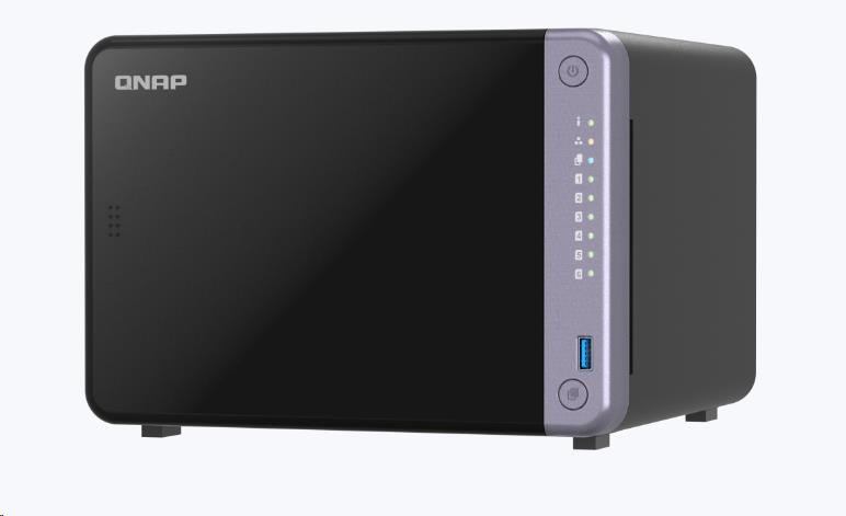 QNAP TS-632X-4G (4C/AlpineAL524/2,0GHz/4GBRAM/6xSATA/2x2,5GbE/2xSFP+/2xUSB3.2/1xPCIe)