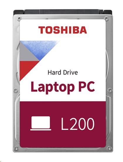 TOSHIBA HDD L200 Laptop PC (SMR) 2TB, SATA III, 5400 rpm, 128MB cache, 2,5", 9,5mm, BULK