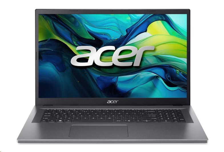ACER NTB Aspire Go 17 (AG17-31P-32HP),Core3 N355,17.6"FHD,8GB,128GB UFS,Intel Graphics,W11H in S,Gray