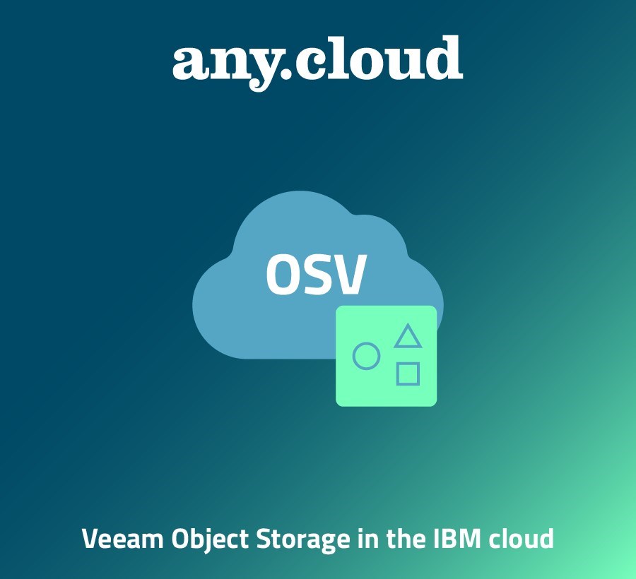 Anycloud OSV | anycloud Object Storage for backup (1TB/12M)