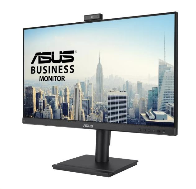 ASUS LCD 27" BE279QFK Video Conferencing Monitor,  Full HD, IPS, Frameless, Full HD Webcam, Mic Array, Speakers, HDMI