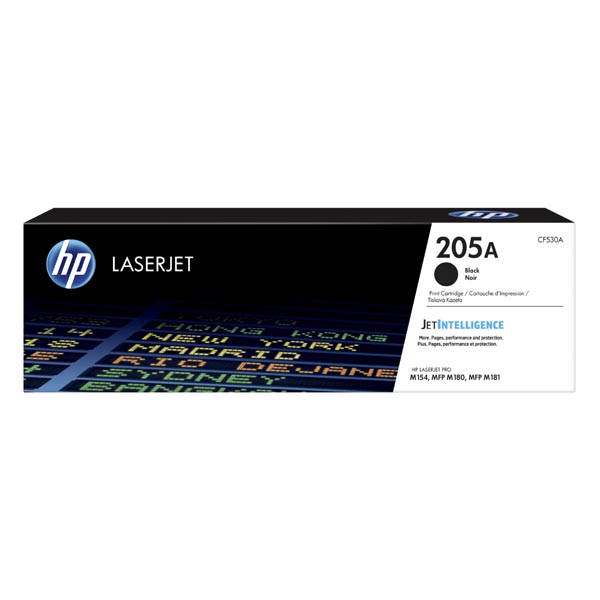 HP CLJ Pro M180, M181, M154, HP 205A, black, 1100 stran, [CF530A] - Laser toner//4,5