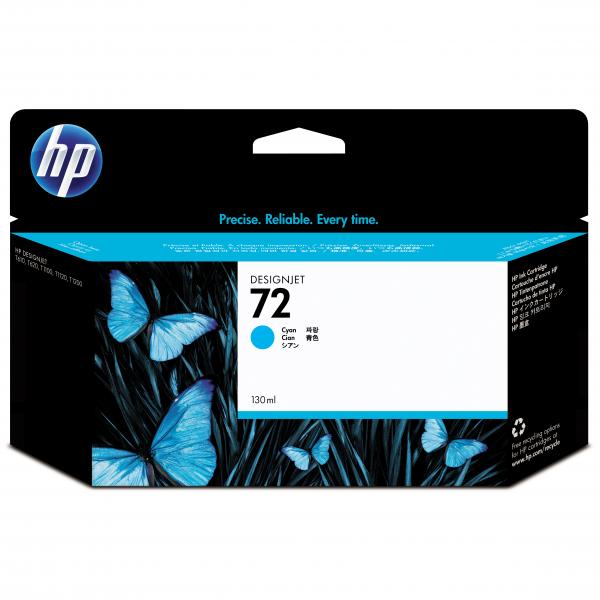 HP Cyan, č. 72 pro DesingJet T1100, (130ml) [C9371A] - DesignJet//1