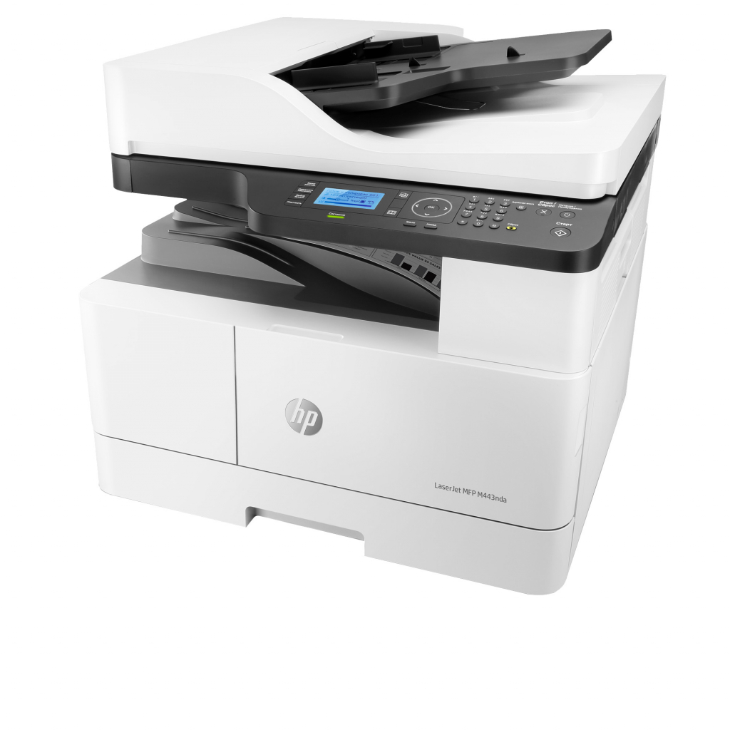 HP LaserJet MFP M443nda (A3, 25/13 ppm A4/A3, USB, Ethernet, Print/Scan/Copy, Duplex, RADF)