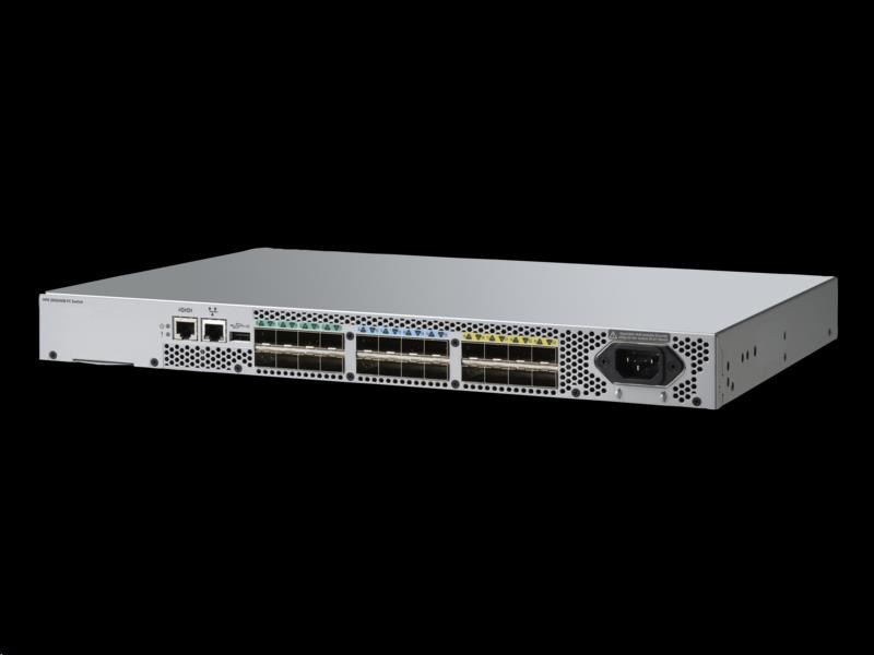 HPE SN3600B 32Gb 24/24 Power Pack+ 24-port 16Gb Short Wave SFP+ Fibre Channel Switch