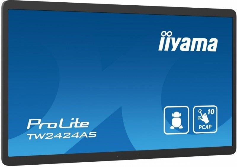 iiyama ProLite TW2424AS-B1, Projected Capacitive, 10 TP, Full HD, USB, USB-C, Ethernet, Android, black
