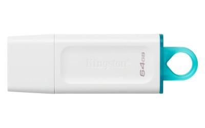 Kingston Flash Disk 64GB USB3.2 Gen 1 DataTraveler Exodia (White + Teal)