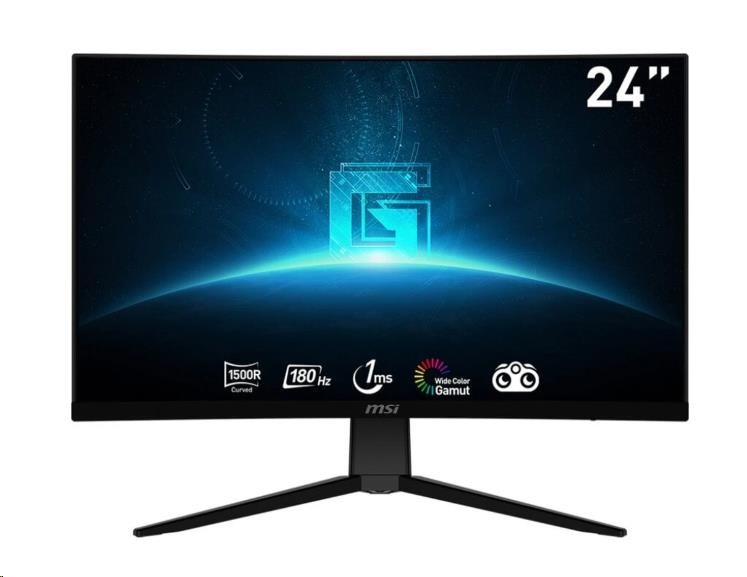 MSI LCD Gaming G2422C, 23.6", VA, 180Hz, VESA 75x75, Black