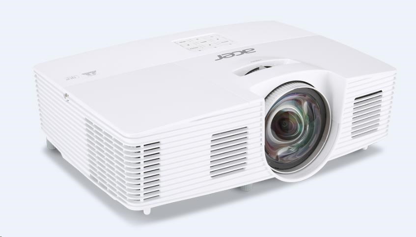 Pošk. obal - ACER Projektor S1386WHn, DLP, WXGA , 3600lm, 20000/1, HMDI, rj45, short throw 0.6, 3.1kg, EURO EMEA