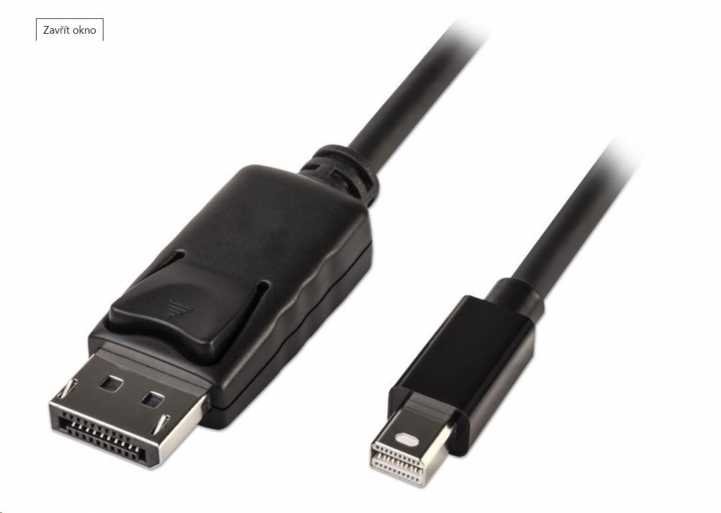 PREMIUMCORD Mini DisplayPort - DisplayPort V1.2 přípojný kabel M/M 1m