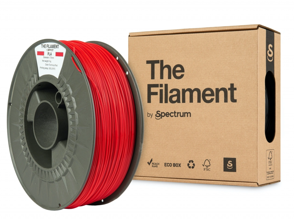 Spectrum The Filament PLA 1.75mm Technical Red 1kg