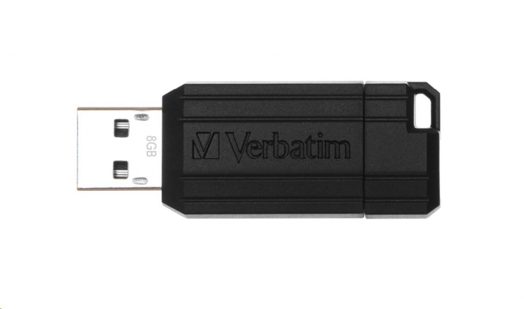 VERBATIM Flash Disk 8GB Store 'n' Go PinStripe, černá