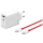 OnePlus SUPERVOOC 120W Dual USB-A + USB-C Cestovní Nabíječka + USB-C/USB-C Kabel White
