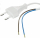 PREMIUMCORD Kabel Flexo síťový dvoužilový 230V s vidlicí 3m bílý