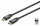 Manhattan kabel HDMI s Ethernetem, HDMI Male na Male, 2m, černá