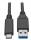 PremiumCord kabel USB-C - USB 3.0 A (USB 3.2 generation 2, 3A, 10Gbit/s) 3m