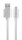 GEMBIRD Kabel MicroUSB - USB, opletený, stříbrný, 180cm