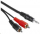 PremiumCord Kabel Jack 3,5mm-2xCINCH M/M 15m