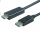 PREMIUMCORD Kabel DisplayPort 1.2 na HDMI 2.0, pro rozlišení 4Kx2K@60Hz, 2m